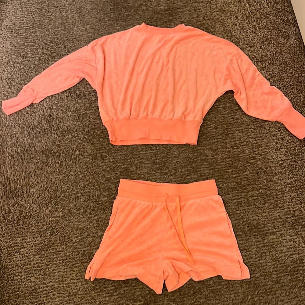 Pink (coral) short set